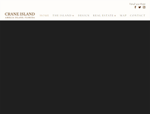 Tablet Screenshot of craneisland.com